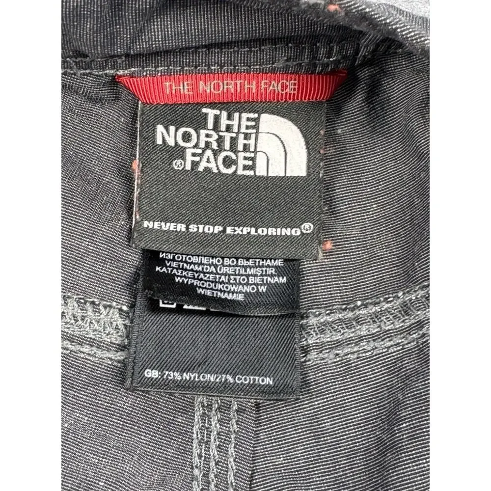 The North Face Mens Convertible Hiking Cargo Pants Grey Large Short 36